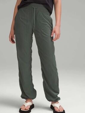Lululemon Dance Studio Mid-Rise Full Length Pant Dark Forest